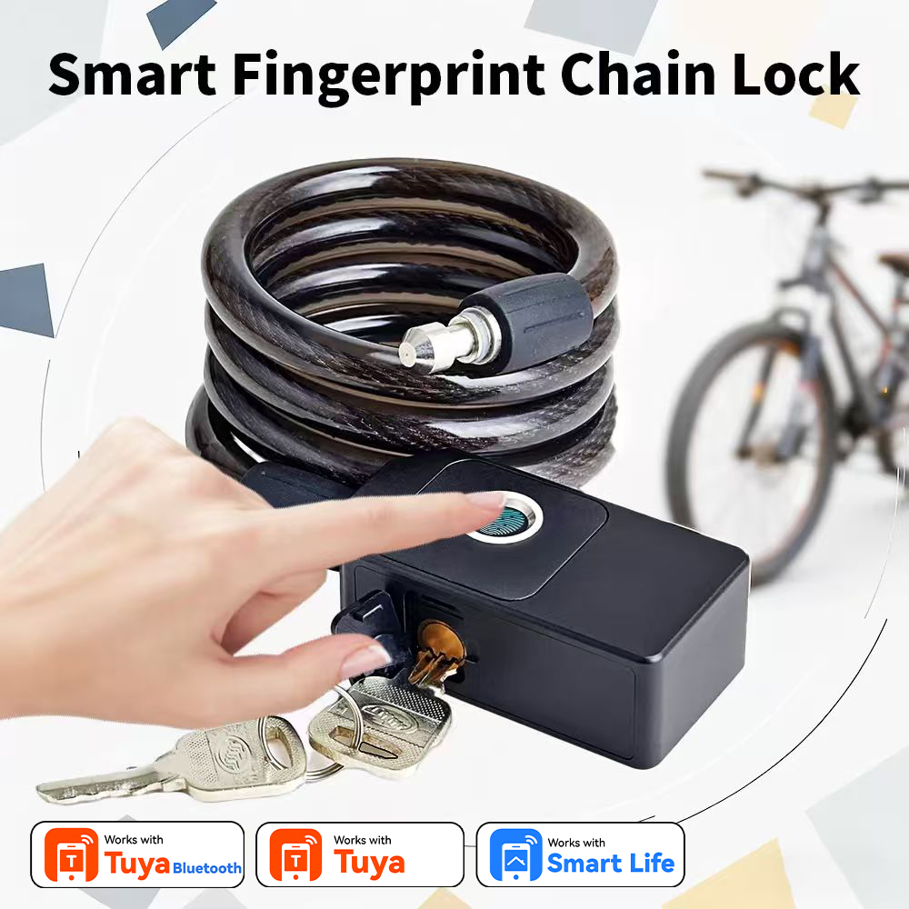 Door Chain Guard - Smart Bluetooth & Fingerprint Chain Lock