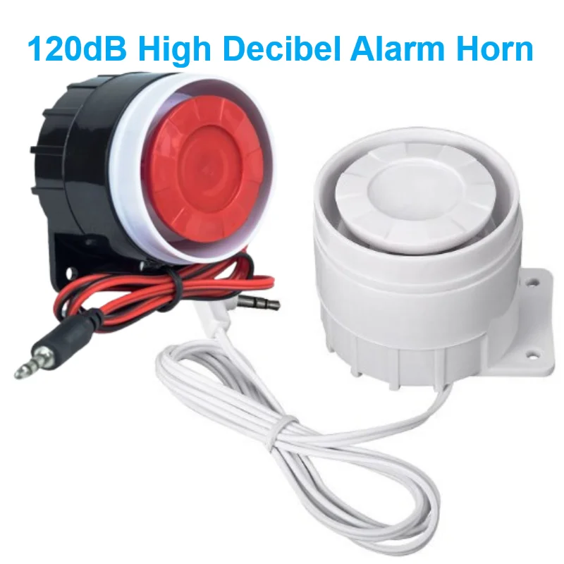 Home Security Siren - 120dB Buzzer Alarm Horn Anti-theft Alarm