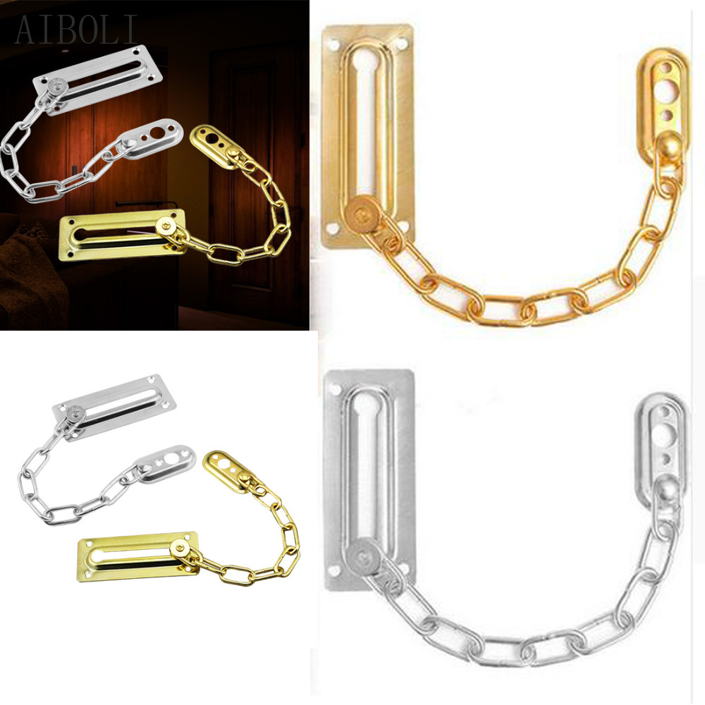 Door Chain Guard - Stainless Steel Door Safety Lock Guard
