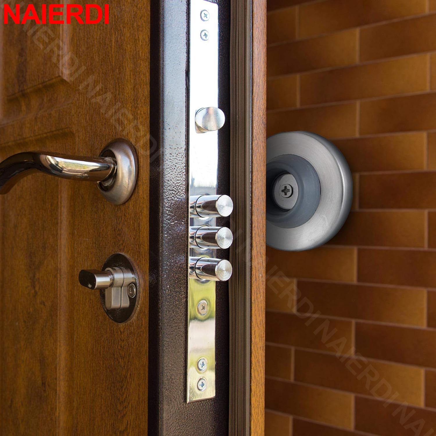 NAIERDI Rubber Door Stops Conc - Door Chain Guard incelemesi ve fiyatı