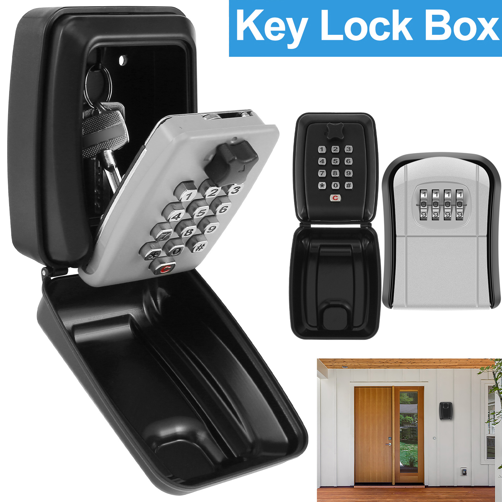 Key Lock Box Wall-Mount Secret - Home Security News incelemesi ve fiyatı
