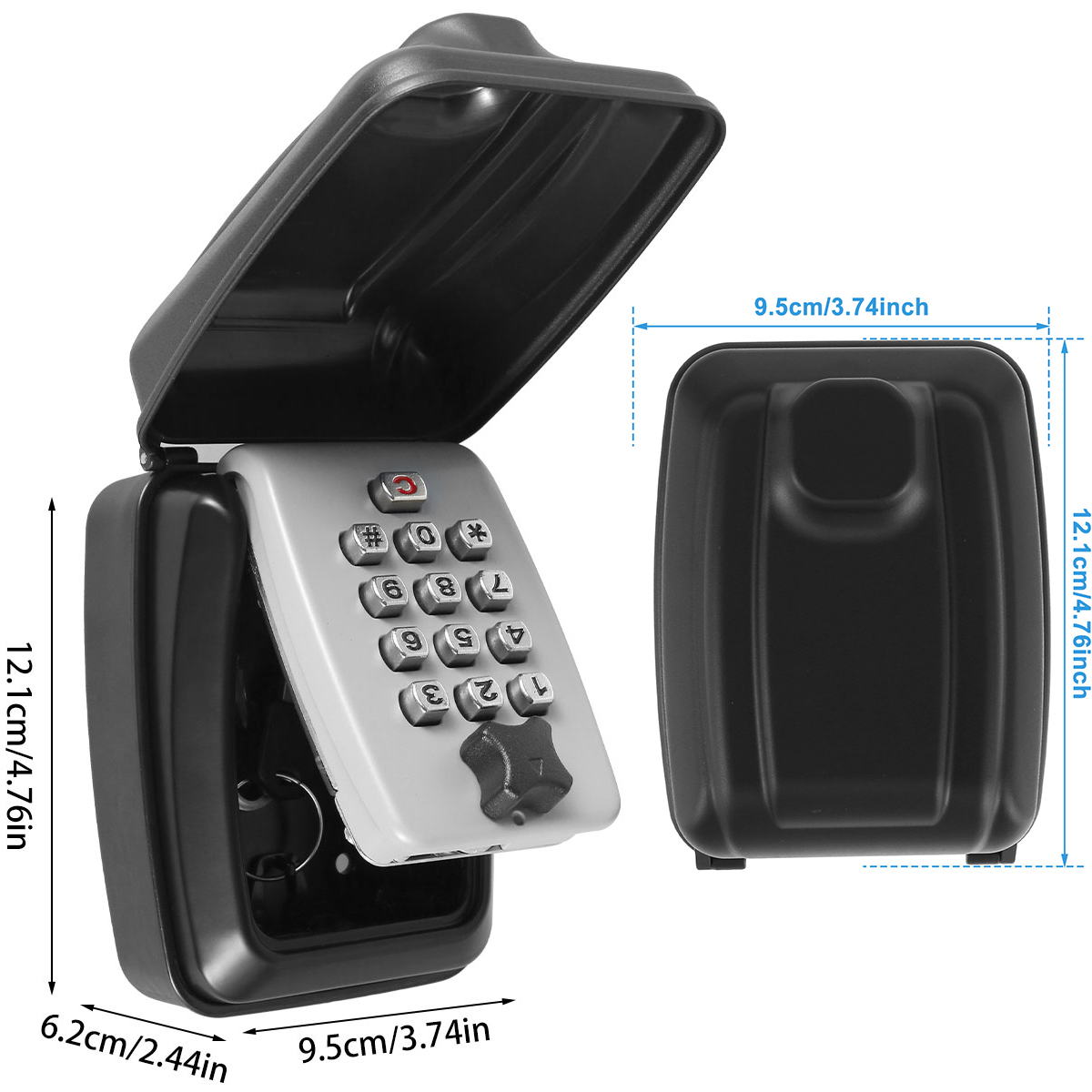 Key Lock Box Wall-Mount Secret - Home Security News incelemesi ve fiyatı