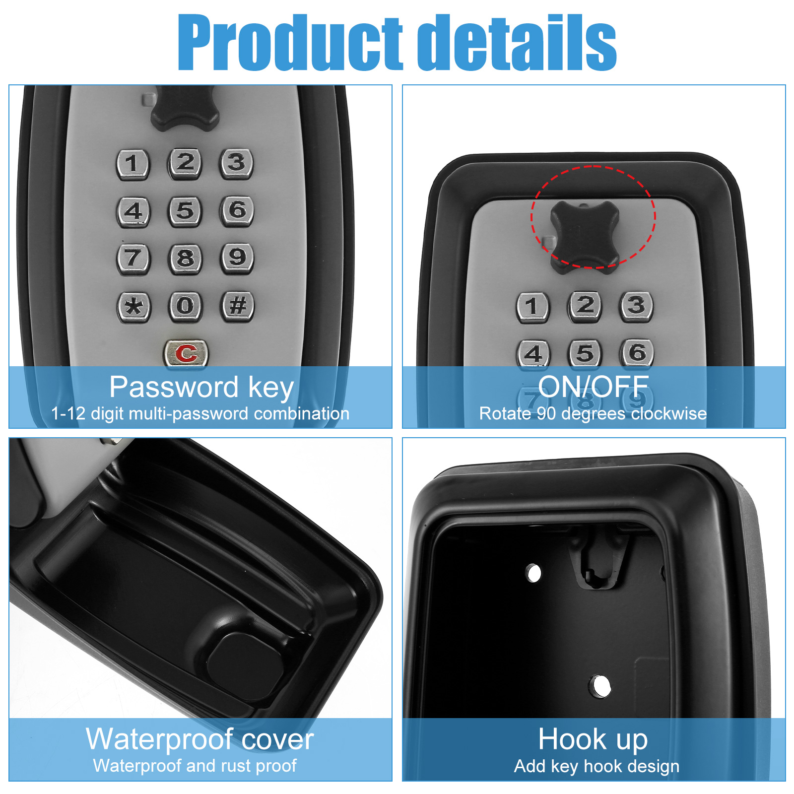 Key Lock Box Wall-Mount Secret - Home Security News incelemesi ve fiyatı