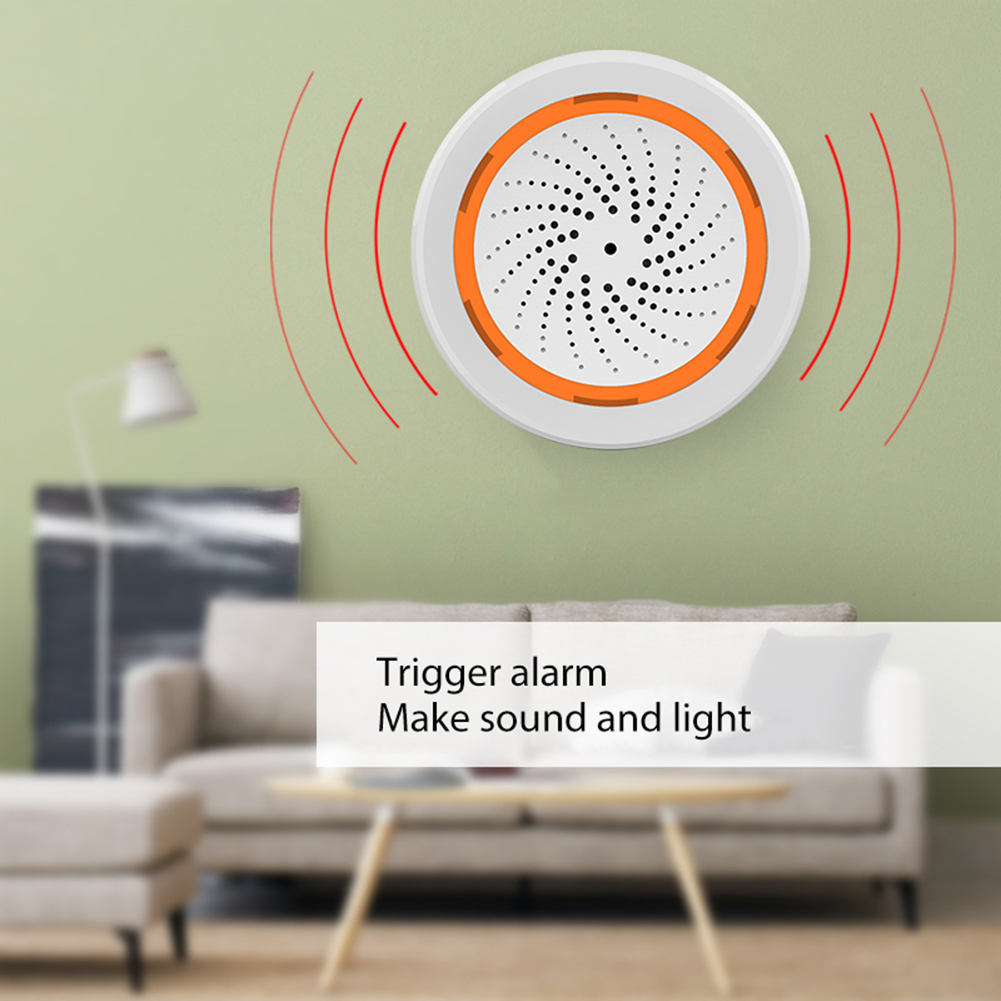 Tuya Zigbee Sound Light Sensor - Home Security Siren incelemesi ve fiyatı