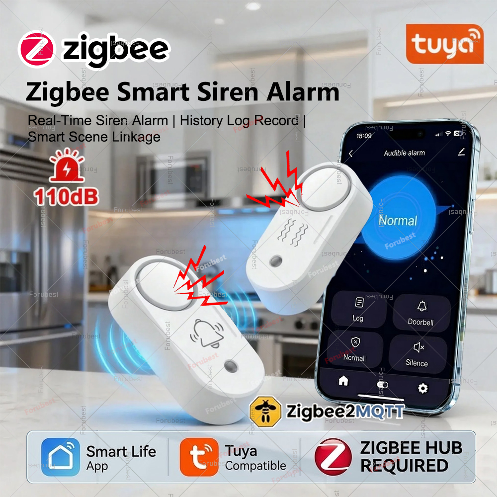 Zigbee Smart Siren Alarm Sound - Home Security Siren incelemesi ve fiyatı