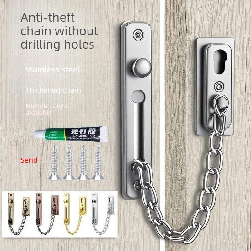 No Drill Stainless Steel Secur - Door Chain Guard incelemesi ve fiyatı