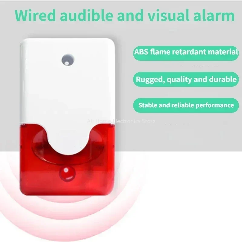 Strobe Siren Alarm 103 dB Horn - Home Security Siren incelemesi ve fiyatı