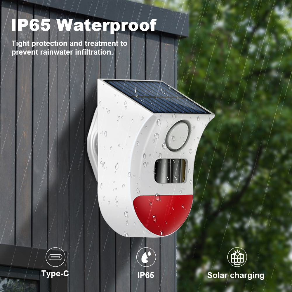Tuya Zigbee Solar Siren Alarm  - Home Security Siren incelemesi ve fiyatı