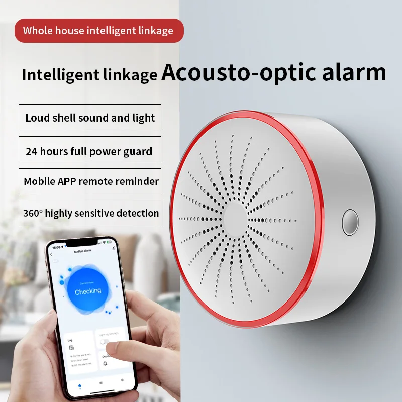 Tuya ZigBee Smart Siren 85DB W - Home Security Siren incelemesi ve fiyatı