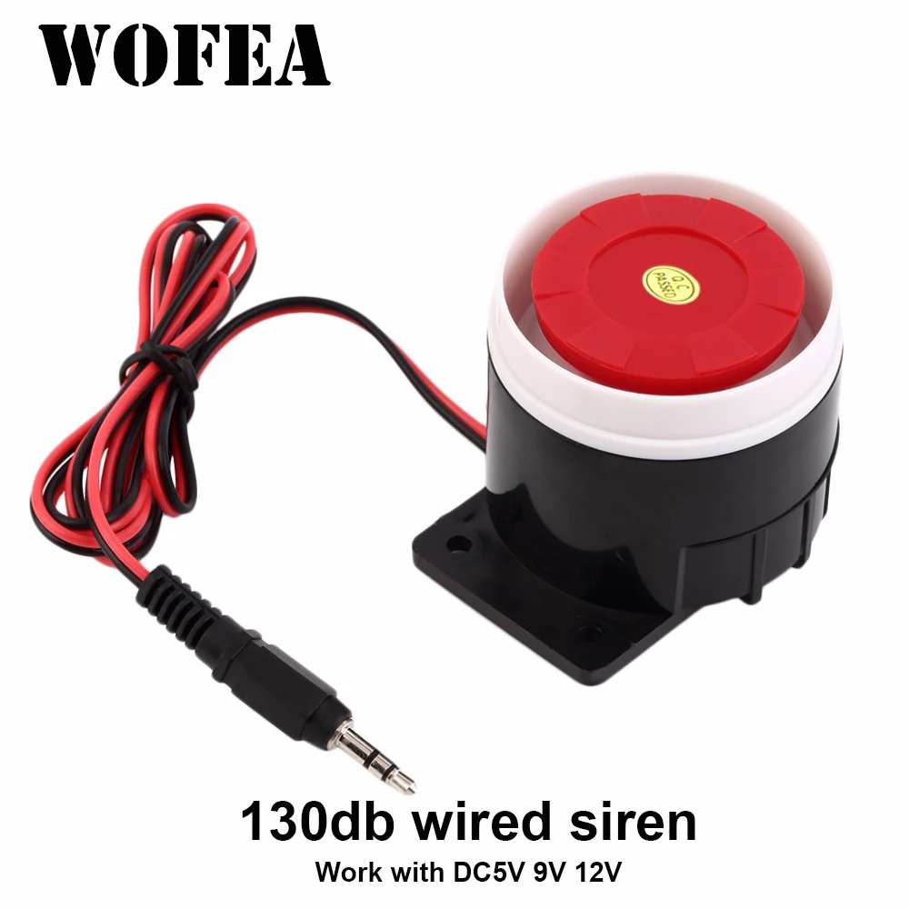 WOFEA 130db Wired Mini Sound A - Home Security Siren incelemesi ve fiyatı