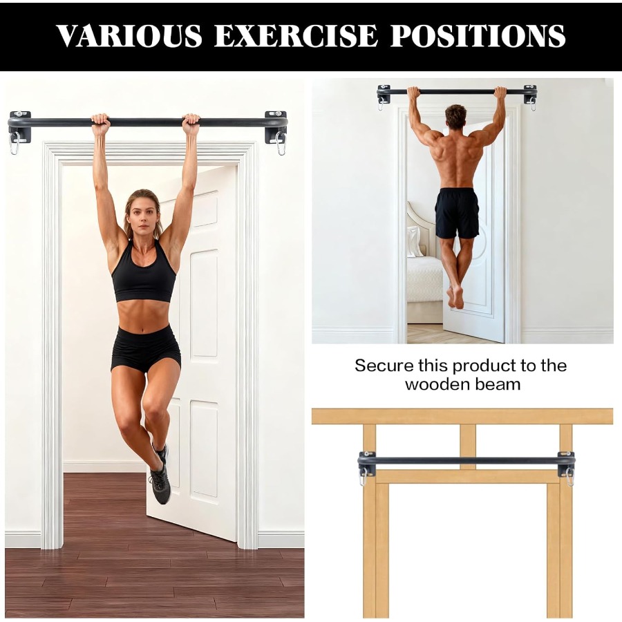 Wall Mounted Pull Up Bar, Door - Home Security Bars incelemesi ve fiyatı