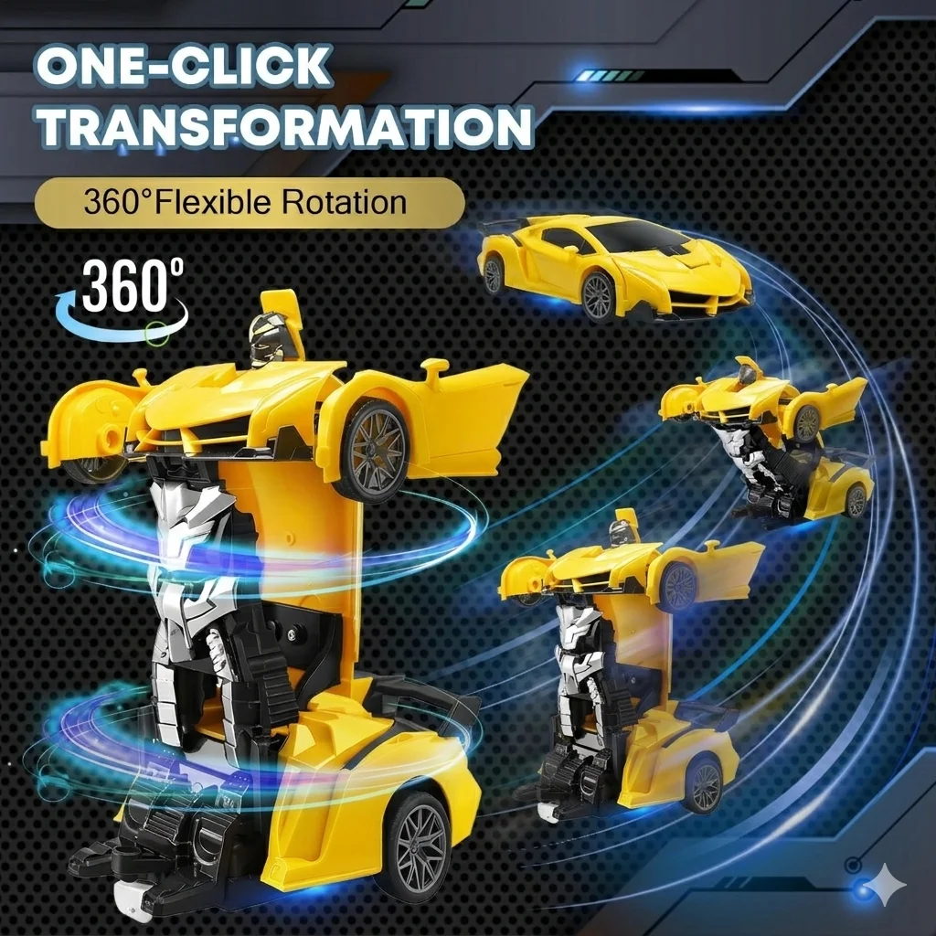 2 in 1 RC Transforming Car Rob - Home Security Companies incelemesi ve fiyatı