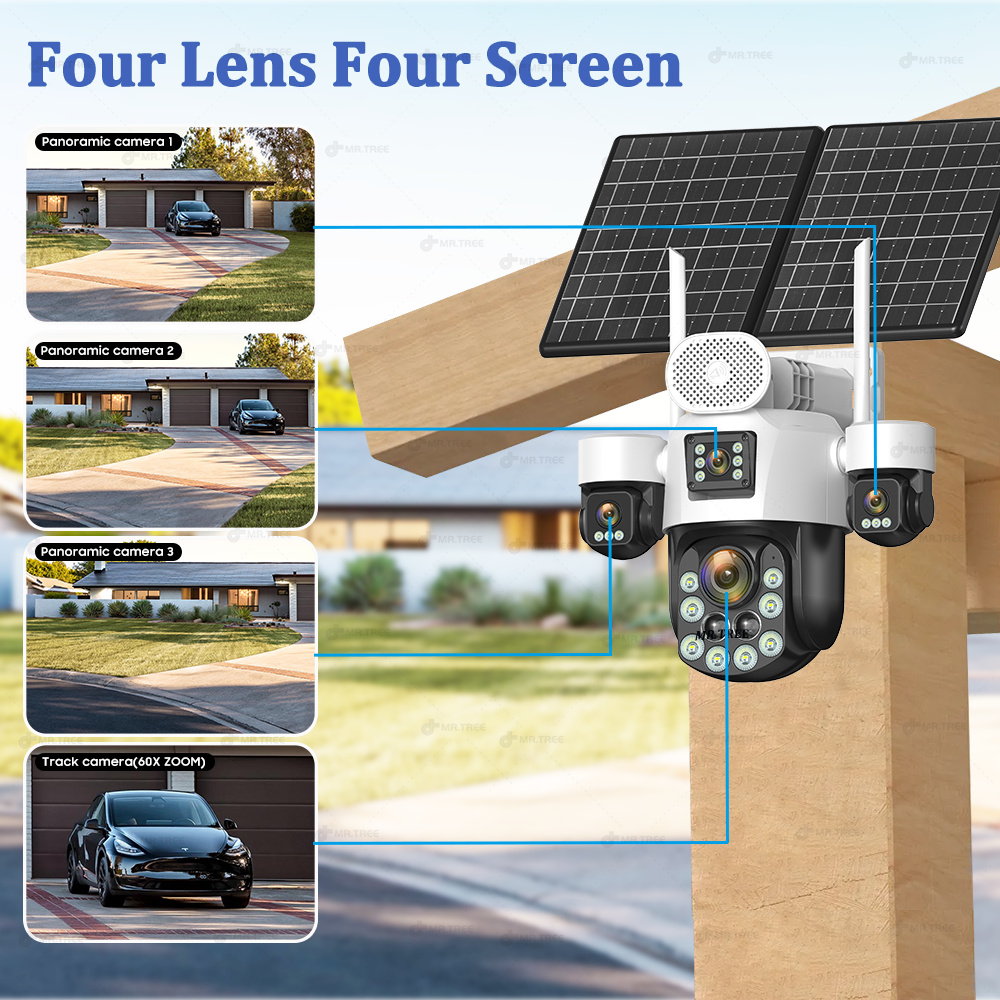 AOV Four Lens Outdoor Surveill - Home Security News incelemesi ve fiyatı