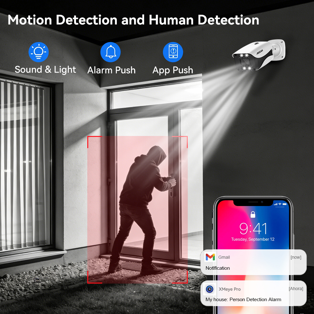 8MP Security Camera System 4K  - Home Security Services incelemesi ve fiyatı