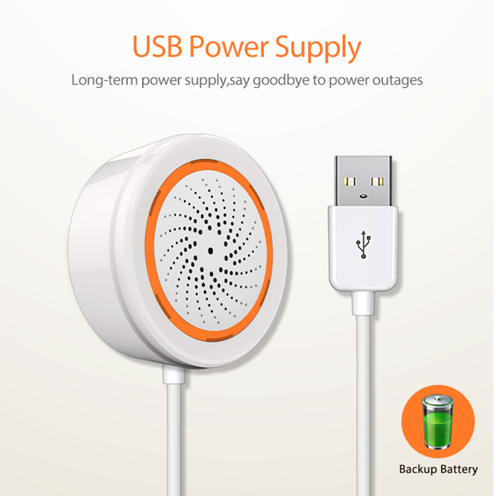 Tuya Zigbee Sound Light Sensor - Home Security Siren incelemesi ve fiyatı