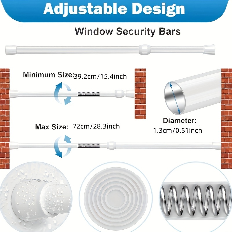 Adjustable Safety Ba Polished  - Home Security Bars incelemesi ve fiyatı