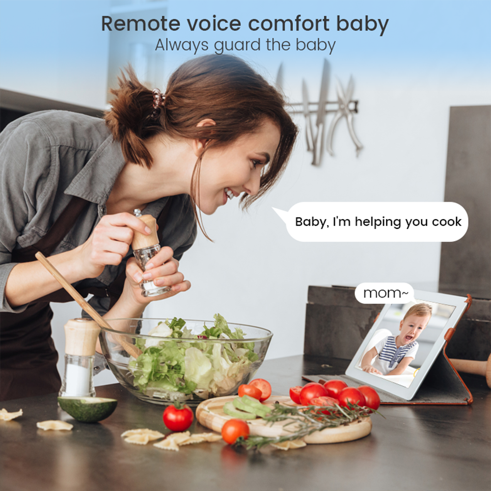 4MP WiFi xiaovv indoor Baby Mo - Home Security News incelemesi ve fiyatı