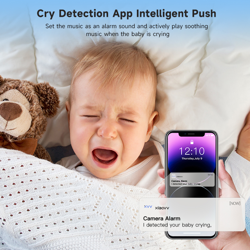 4MP WiFi xiaovv indoor Baby Mo - Home Security News incelemesi ve fiyatı