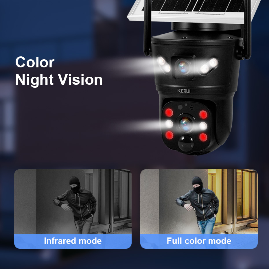 KERUI Outdoor 6MP Solar Camera - Home Security Services incelemesi ve fiyatı