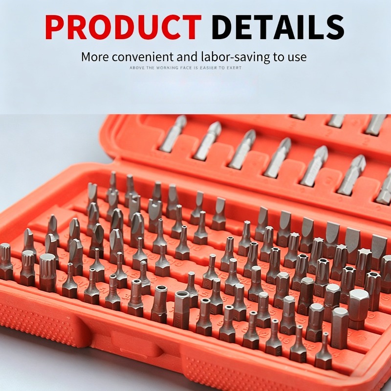 100PCS Screwdriver Bit Set, Ho - Home Security Bars incelemesi ve fiyatı