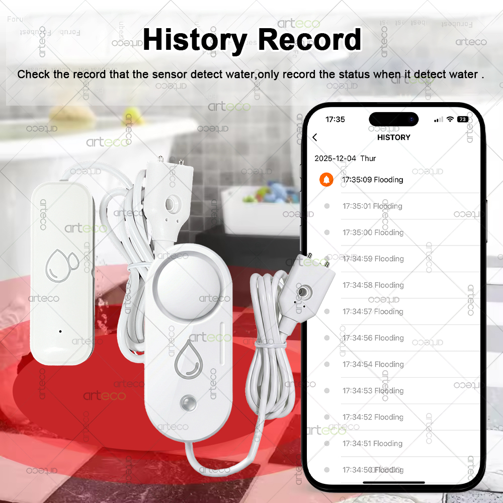 Zigbee Water Leakage Sensor Fl - Home Security Siren incelemesi ve fiyatı