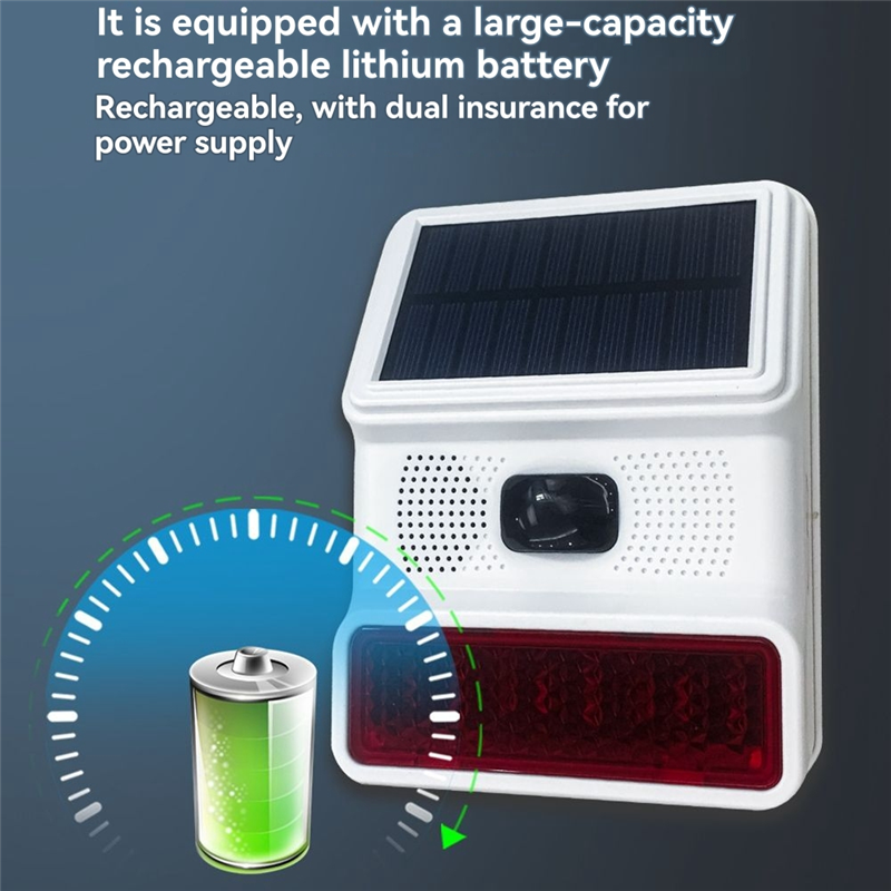 N93R Solar Power Wireless Sire - Home Security Siren incelemesi ve fiyatı