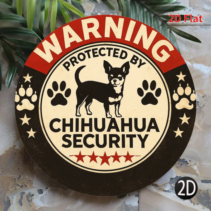 Warning Protected By Chihuahua - Home Security Bars incelemesi ve fiyatı