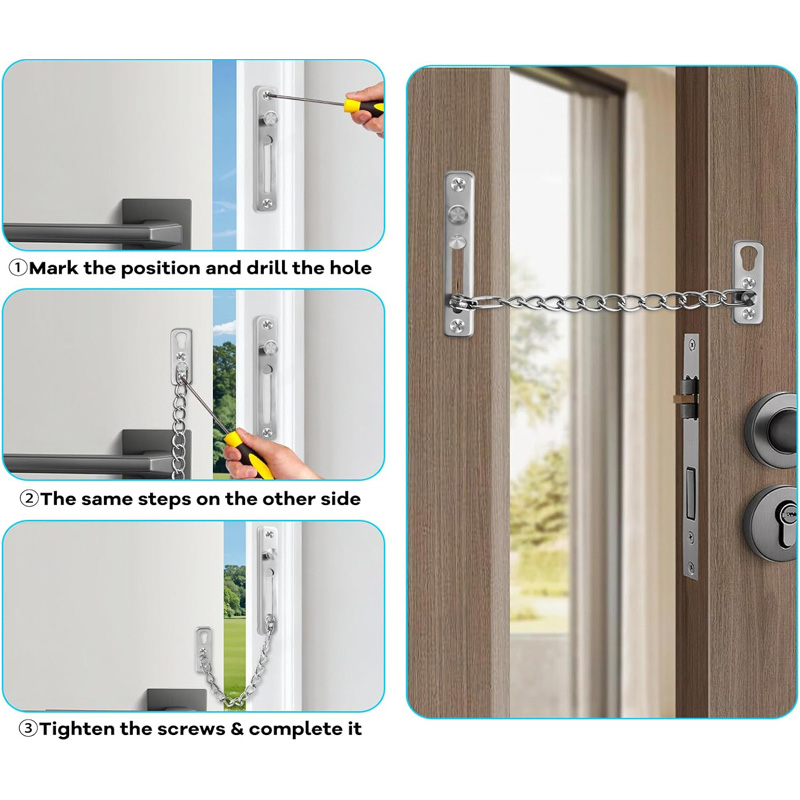 Stainless Steel Door Chain Loc - Door Chain Guard incelemesi ve fiyatı