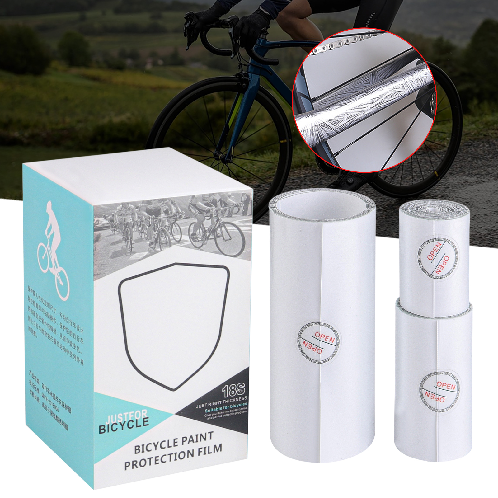 Bike Frame Protection Tape Cle - Door Chain Guard incelemesi ve fiyatı