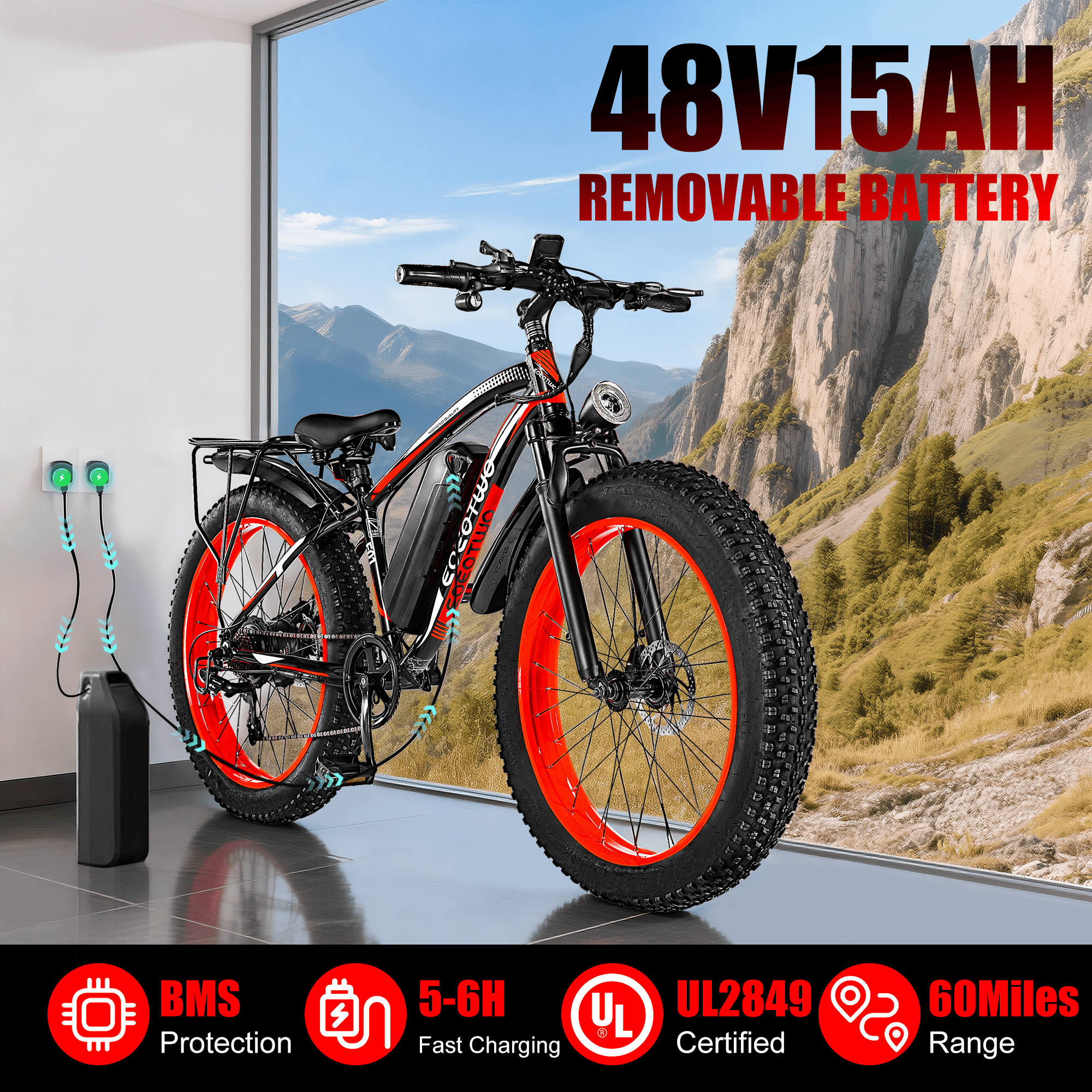 EOEOTWO 1500W Fat Tire Electri - Home Security Companies incelemesi ve fiyatı