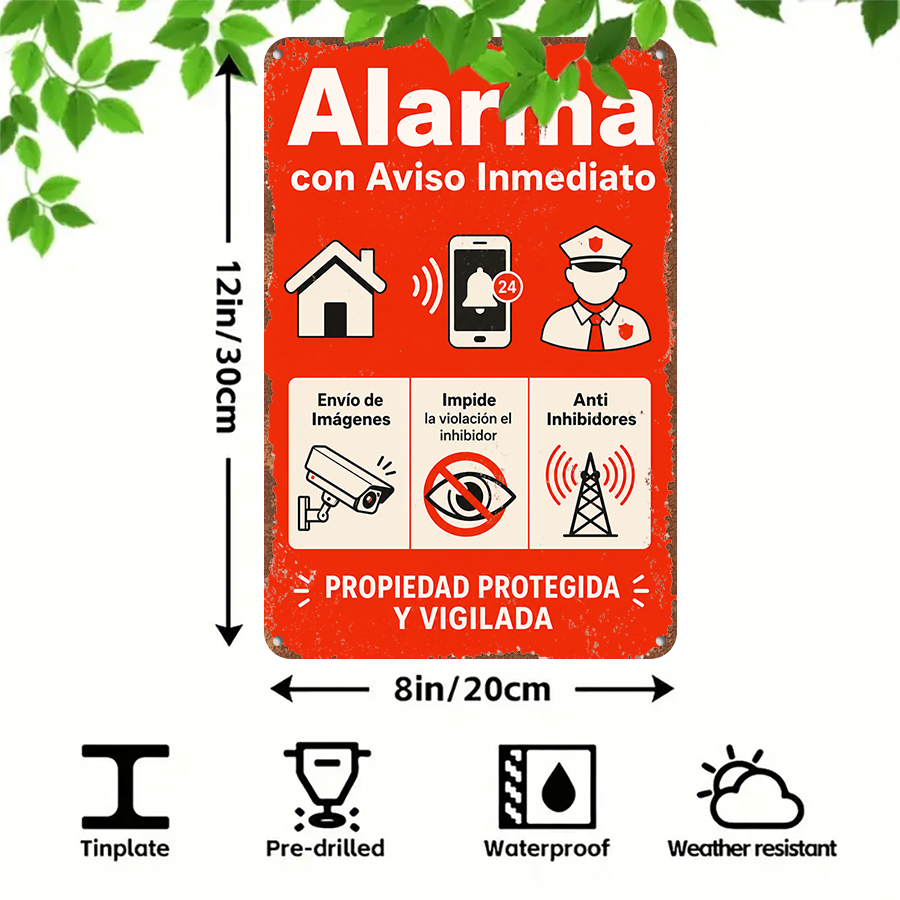 2D flat retro metal tin plate, - Home Security Bars incelemesi ve fiyatı