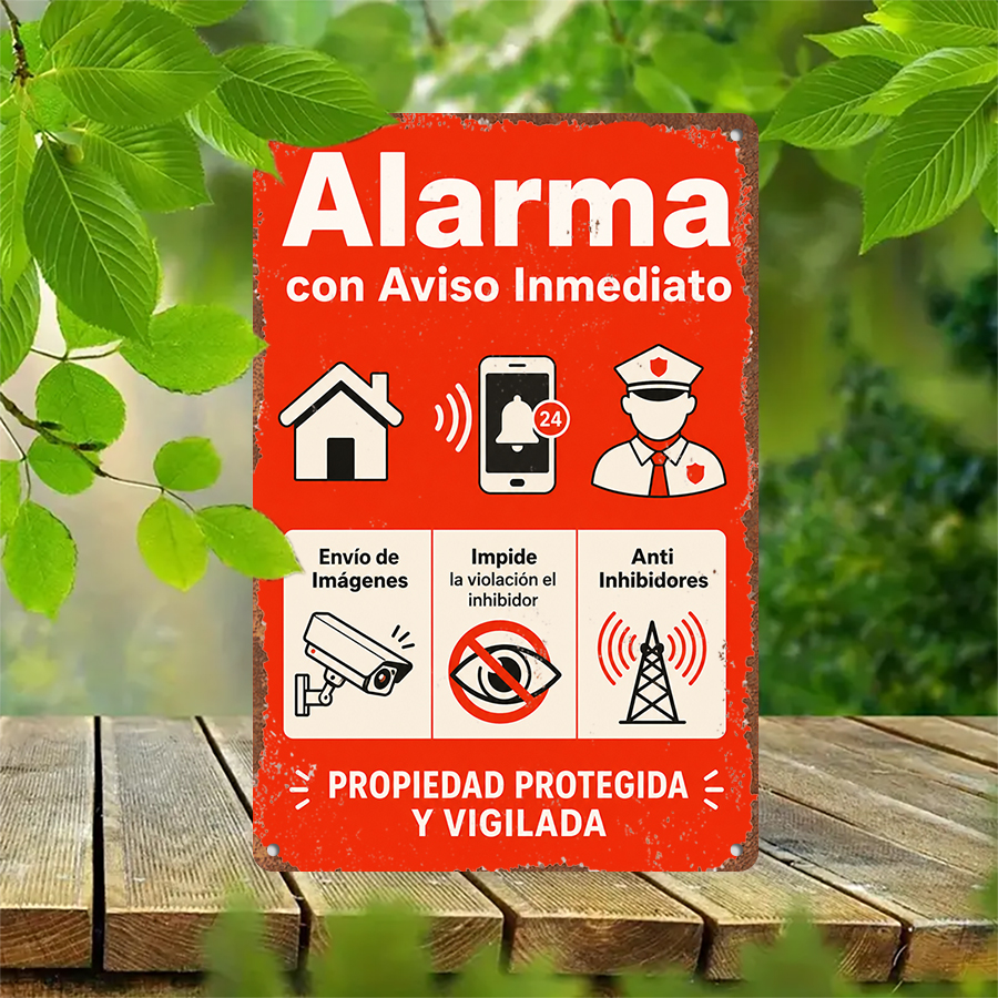2D flat retro metal tin plate, - Home Security Bars incelemesi ve fiyatı